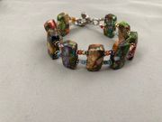 Mixed Impression Jasper w Swarovski Crystals