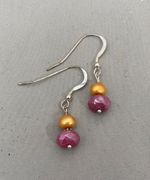 Moonstone & Mango Freshwater Pearl