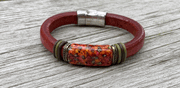 Red w Fall Leaf Slider
