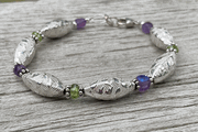 Pewter Amethyst &* Peridot