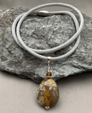 Laguna Lace Jasper 3 - w Mandarin Garnet