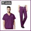 100-500E- Unisex Eggplant WonderWork Scrub Set