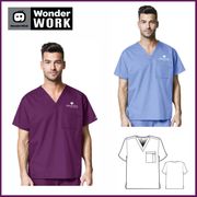 100- Unisex V-Neck Top