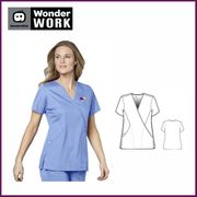 102- Women's Mock Wrap Top
