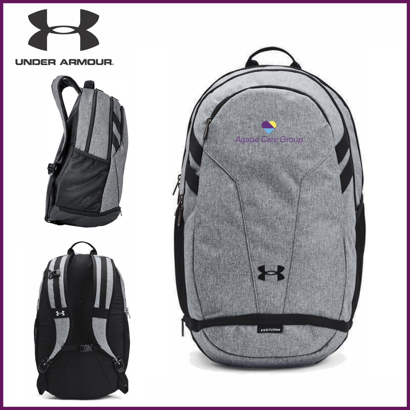 1364182 Under Armour Hustle Team Backpack