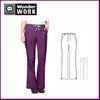 502- Women's Eggplant Flare Leg Pant