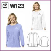 8155- W123 Women's Snap Front Jacket
