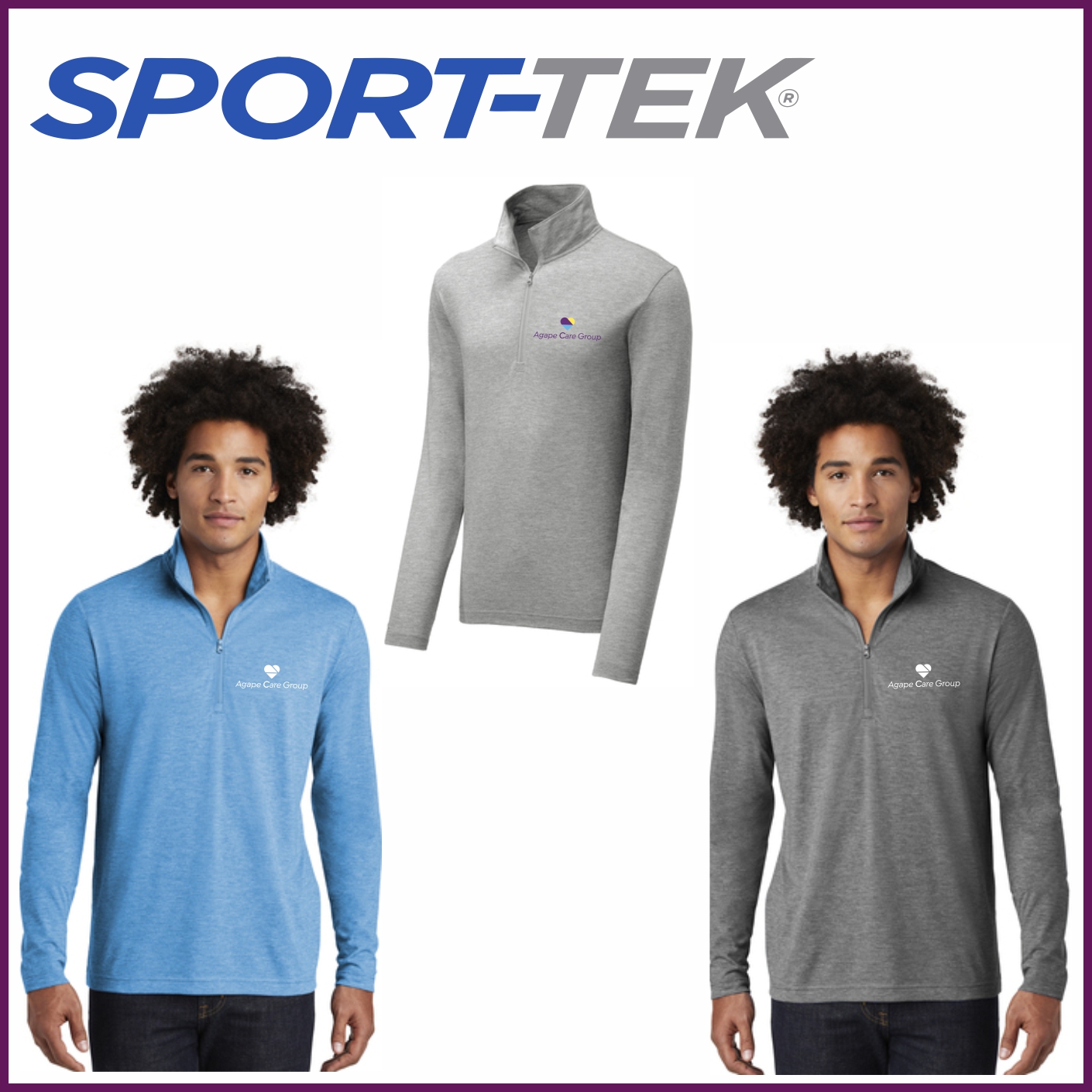 Ladies' Sport-Tek Tri-Blend Wicking 1/4-Zip Pullover LST407 Ladies' Sport-Tek Tri-Blend Wicking 1/4-Zip Pullover LST407