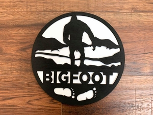 Custom Bigfoot Sign