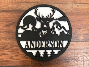 Custom Deer Sign