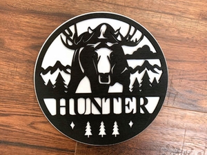 Custom Moose Sign