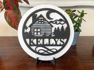 Personalized Cabin Sign
