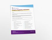 Hospice Eligibility Indicators Flyers - ACG - Packs of 25's