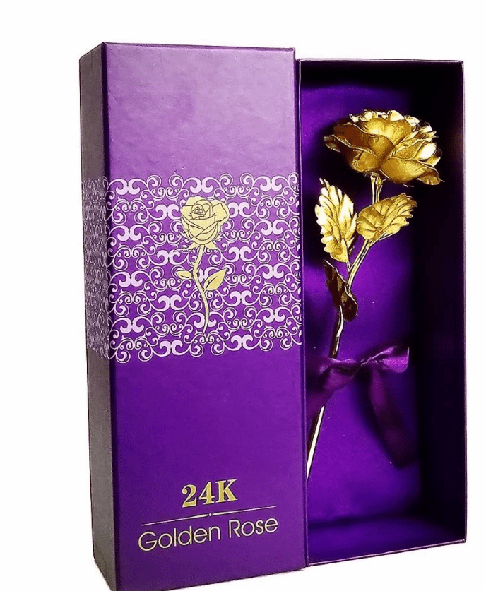 24k Golden Rose