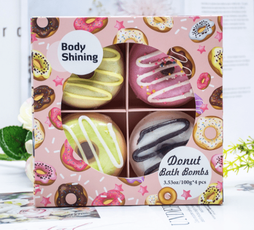 4 Pk Donut Bath Bombs