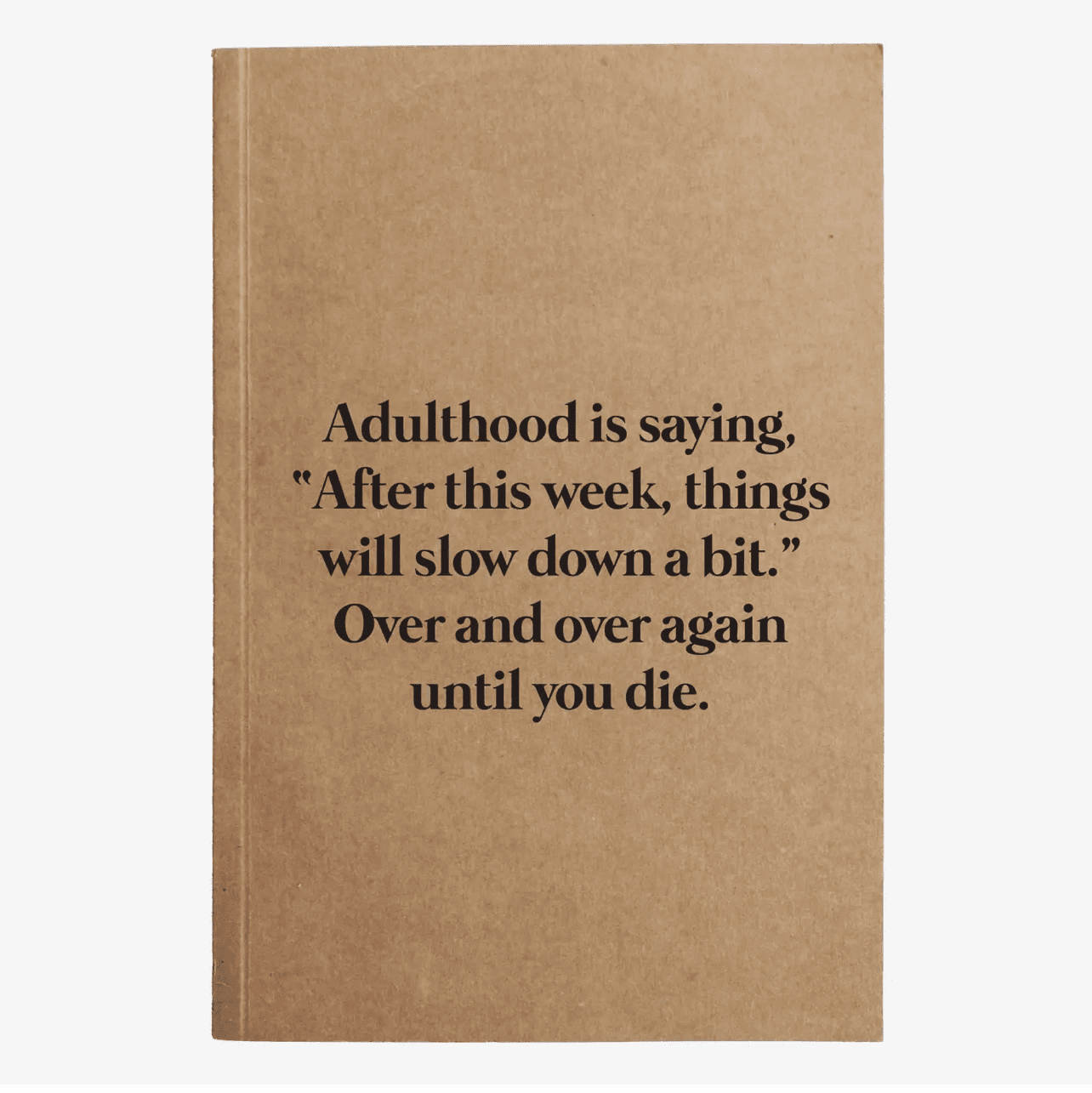 Adulthood Is After This Week Things Will Slow Down Notebooks
