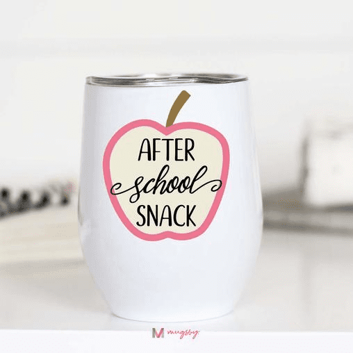 After School Snack Double Insulated Wine Cup