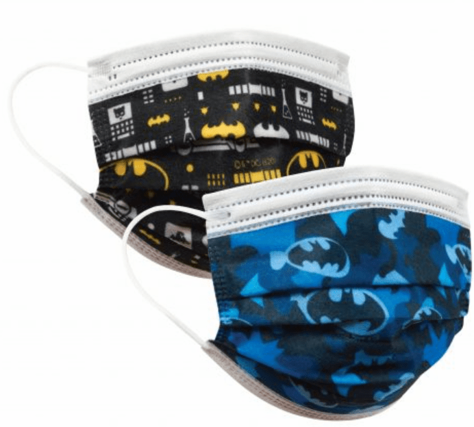 Batman Childrens Face Masks 3-pack