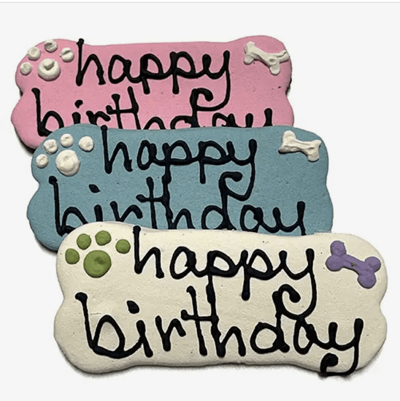 Birthday dog bone