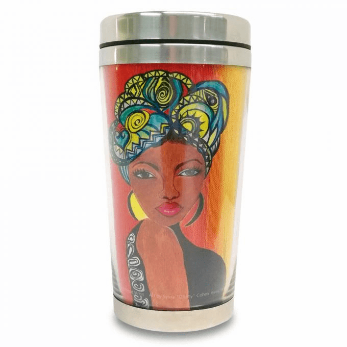 Blessed to live without Stress Travel Mug