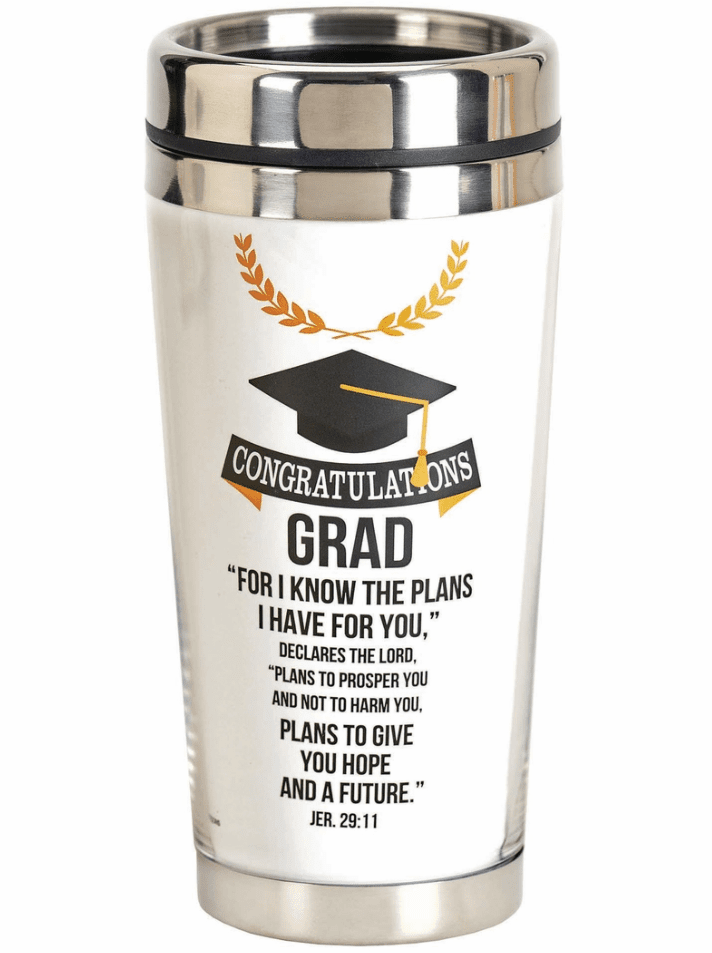 Congratulations Grad Jeremiah 29:11 Travel Mug 16oz