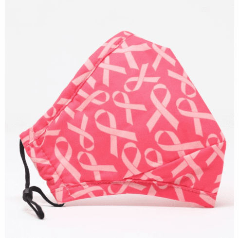Cotton Face Mask Breast Cancer Support