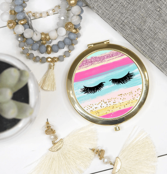 Eyelashes Cosmetic Mirror