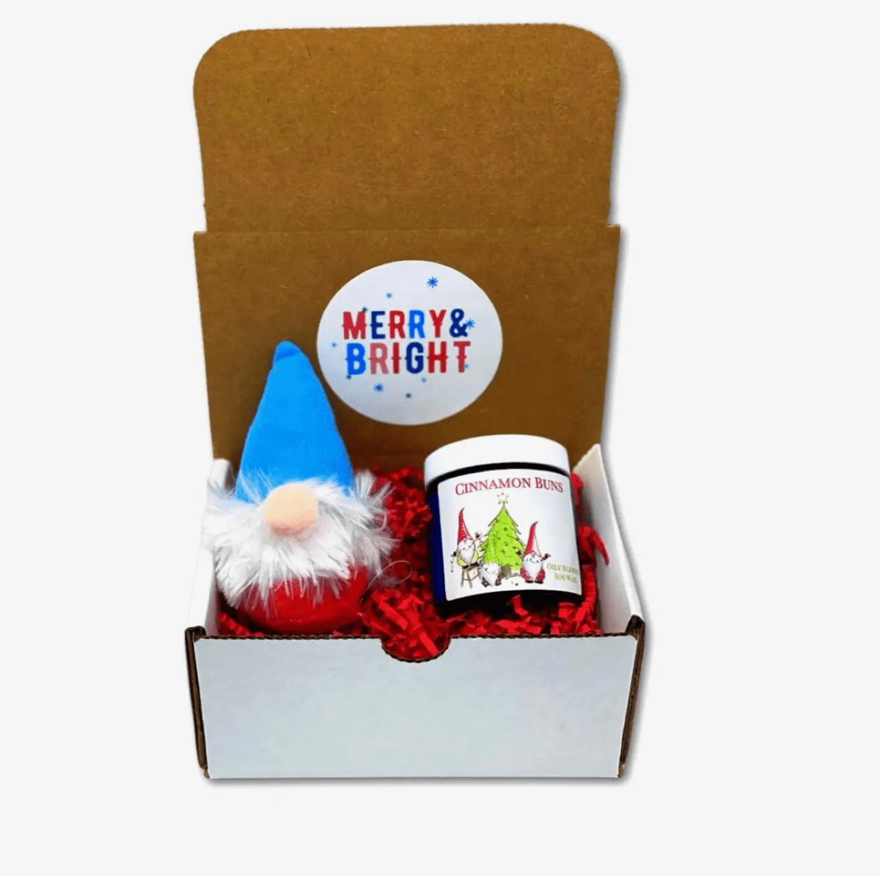Gnome plush & candle 