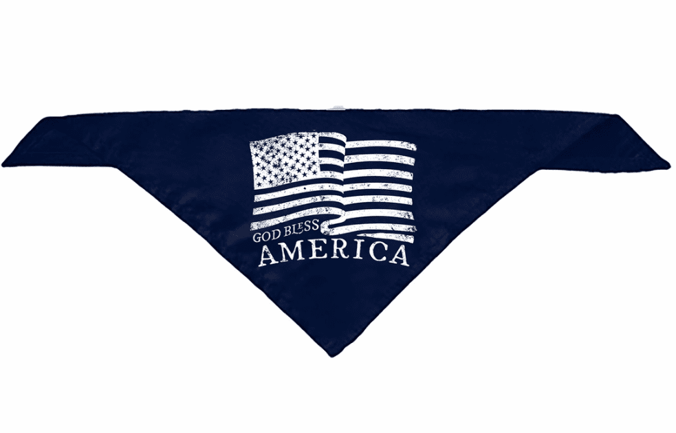 God Bless America Pet Bandanna