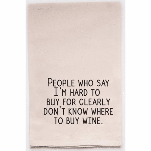 Hard To Buy For comical sassy and witty Kitchen Towel