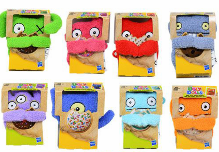 Hasbro Ugly Dolls To Go Plush with clip on 5&quot;