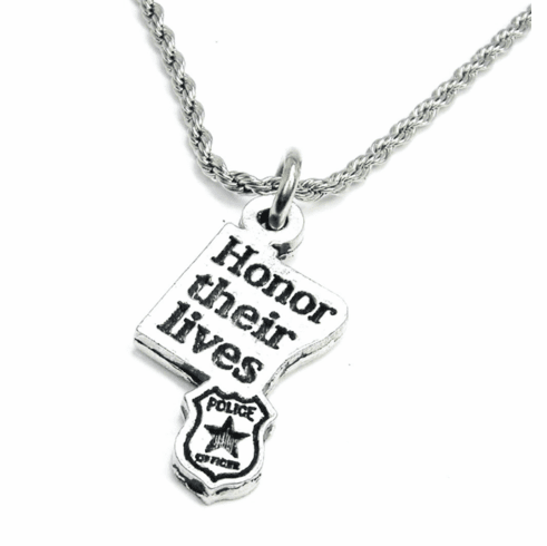 Honor Police Lives Necklace
