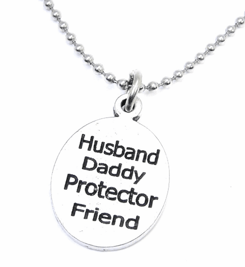 Husband Daddy Protector Friend Necklace