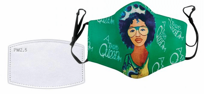 I Am A Queen Reusable Face Mask