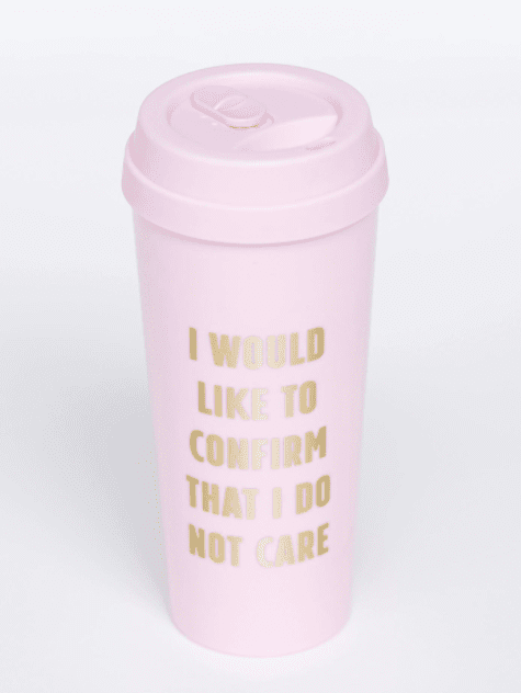 I Would Like To Confirm That I Do Not Care Latte Cup