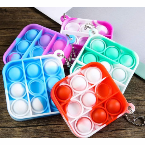 Mini Bubble Pop Portable Keychain/Fidget Toy