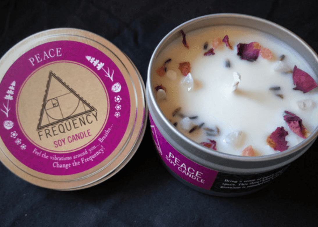 Peace Soy Candle Made with Essential Oils