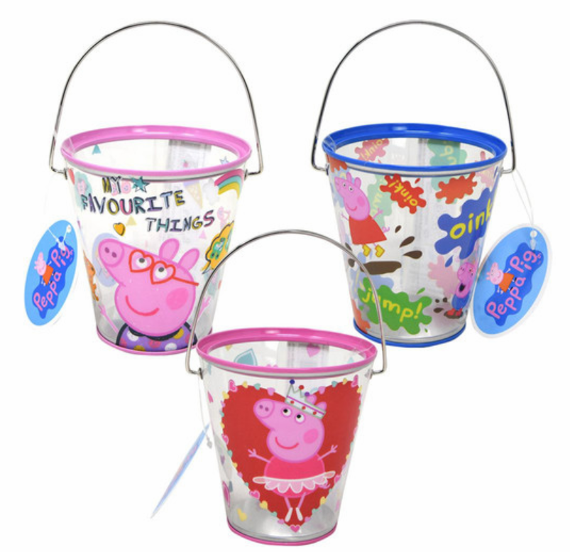Peppa Pig Clear Pail