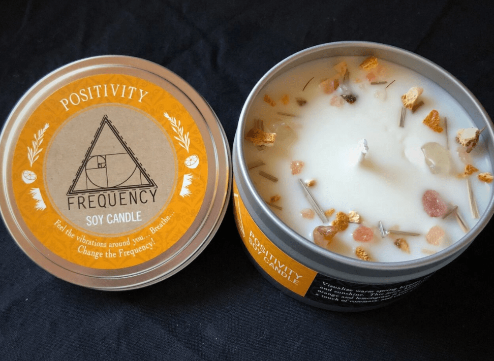 Positivity Crystal Soy Candle