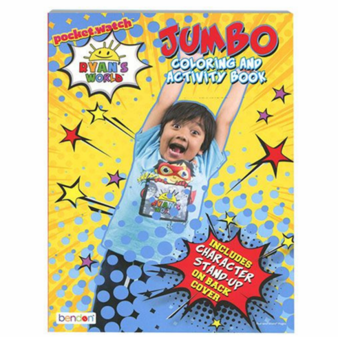 Ryan&#39;s World 80pg Coloring Book