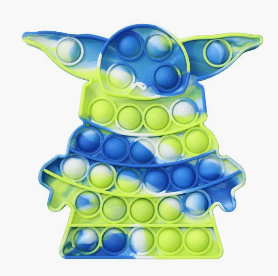 Sensory Fidget Toy|Child Shape Green/Blue