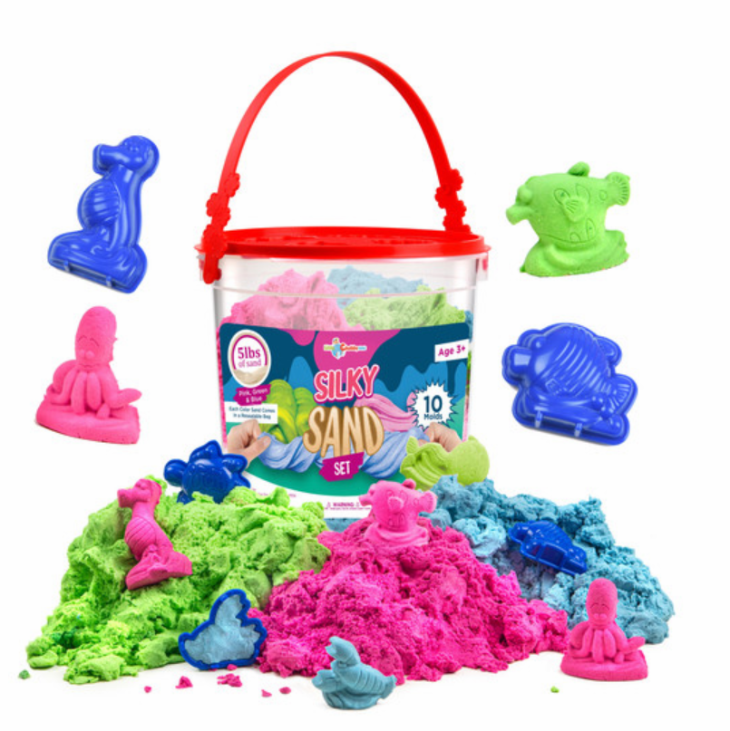 Silky Play Sand Set - 5 Lbs of Sand