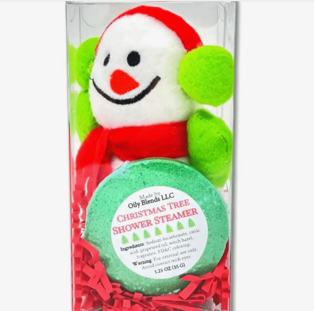 Snowman shower steamer 