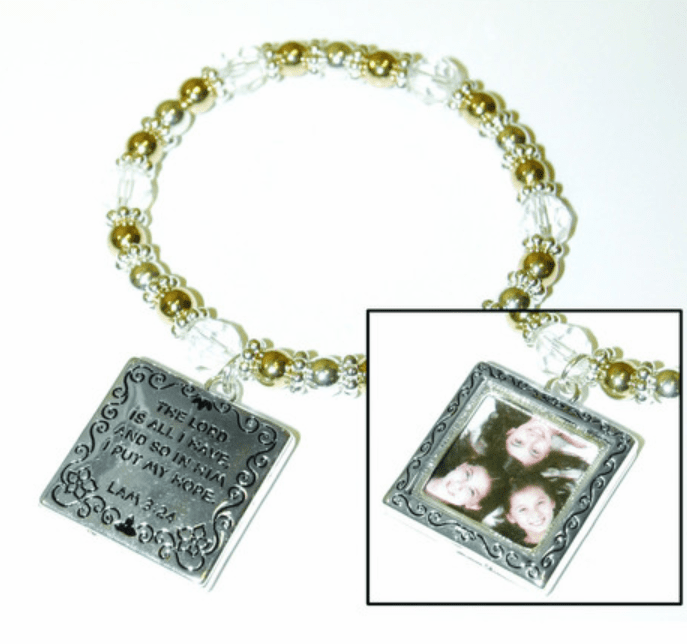 Square Picture Frame Bracelet