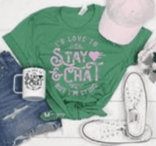 Stay &amp; Chat T-Shirt