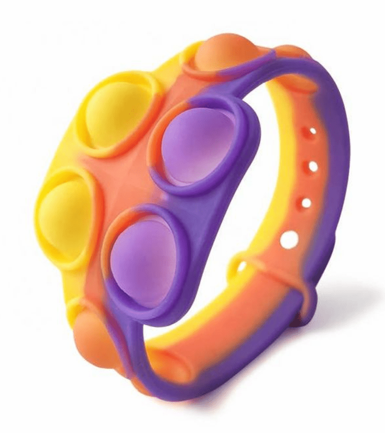 Stress Relief Wide Wristband Fidget Toys Wearable Bracelet
