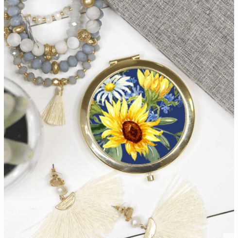 Sunflowers Cosmetic Mirror
