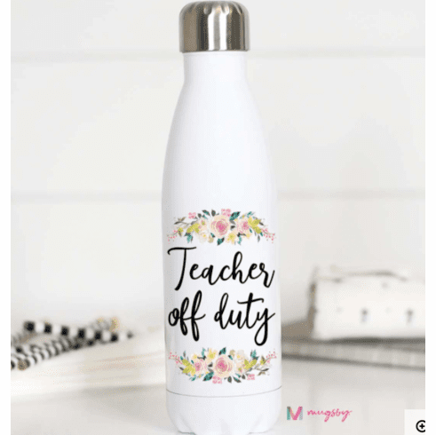Teacher Off Duty Water Bottle