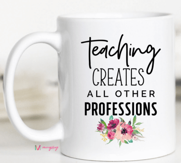Teaching White Ceramic Mug-11oz.