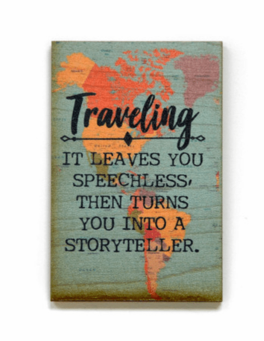 Traveling Leaves You Speechless Magnet